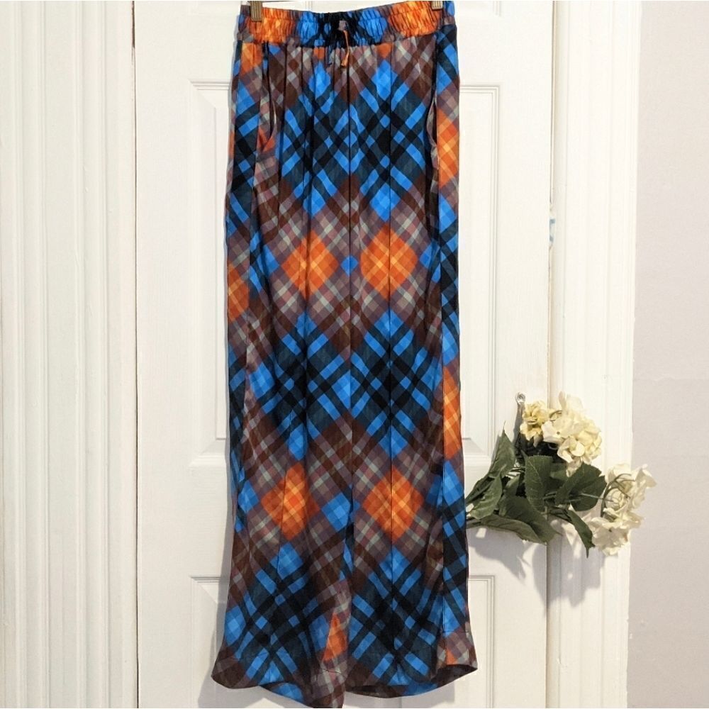 Tucker Camilla Pant The JCRT Yukon Cornelius Plaid in Stretch Georgette Silk